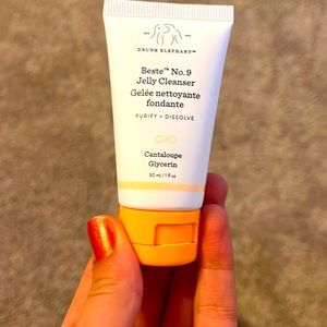 Drunk elephant mini Beste no.9 jelly cleanser ♾️ cantaloupe glycerin used once..